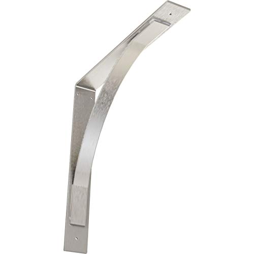 3" W x 22" D x 22" H Morris Steel Bracket, Stainless Steel
