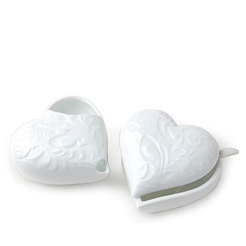Hervit Set Zuccheriera/Lattiera in Porcellana10X5Cm