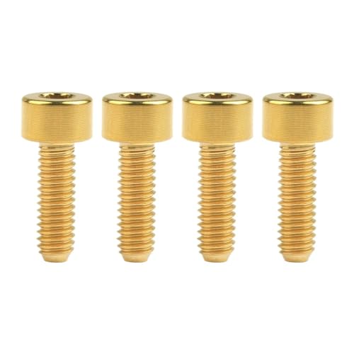`^{g M4 x 10 12 15 20mm Zp\PbgL[ DIN912 `^XelW ]ԃ~bgeVlW(M4X12mm Gold)