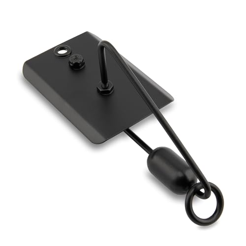 AFW American Fishing Wire Planer Board with Corrosion Resistant Stainless Steel Blade - Use for Offshore Controlled Depth Trolling, Black Coated, Size #2