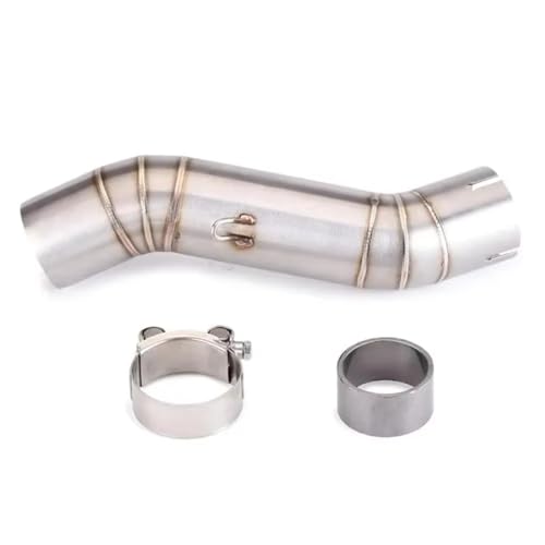 XINWELZ Tubo Escape Motocicleta Compatible con CB400 para CBR400 2016 2017 2018 2019 2020 2021 2022 Tubo para Escape De Silenciador Motocicleta 51mm Tubo Enlace Intermedio para Escape Motocicleta