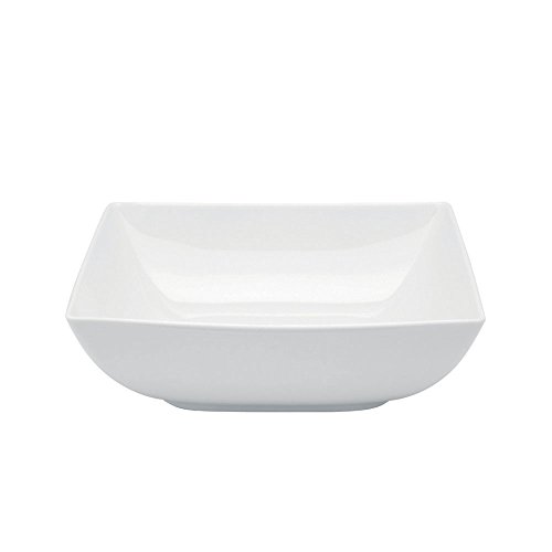 Carré White Salad Bowl