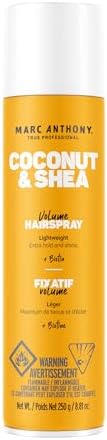 Marc Anthony Coconut & Shea, Volumizing Hair Spray with Soft Hold