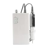 HRYHWASE Máquina Eléctrica De Taladro De Uñas Manicura Recargable Lima De Uñas 30000RPM Kit De Taladro De Uñas Inalámbrico Portátil, Luz Indicadora De Batería De 4 Engranajes