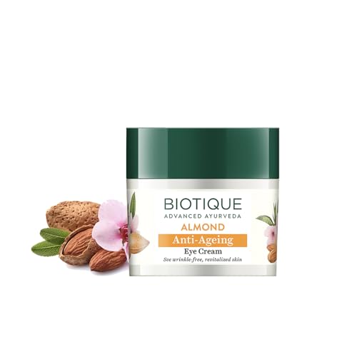 Biotique Bio Almond Soothing And Nourishing Eye Cream, 15g
