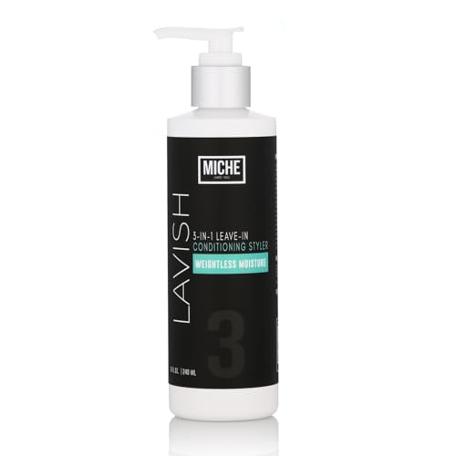 Miche Beauty Miche Lavish Leave-in Conditioner for Curly, Kinky Or Wavy Hair, Silicone and Paraben Free - 8oz