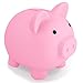 Munary Urocza skarbonka plastikowe pudełko na świnkę dla dzieci prezent urodzinowy skarbonka dzieci świnka skarbonka moneta plastikowe oszczędność pudełko na monety dekoracja zabawka (różowa)