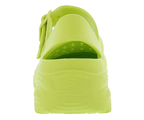 Skechers D'Lites 2.0-Kool Girl Clog Womens Shoes Size 11, Color: Lime