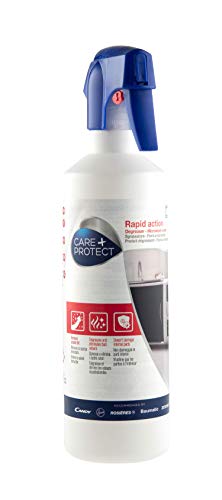 CARE + PROTECT 35602113 microwave cleaning spray-a product created to specifically clean the inside of microwave ovens without damaging internal parts, 500Ml Clear