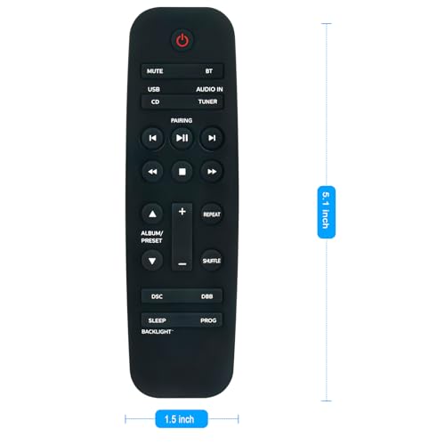 Télécommande Philips AZ700T de rechange pour lecteur CD AZ700T/37 - 6