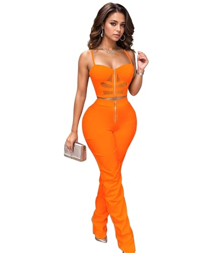 Image of Jigfar Women Sexy Elegant Bodycon Jumpsuit Going Out Romper Birthday Party Club Night Outfits