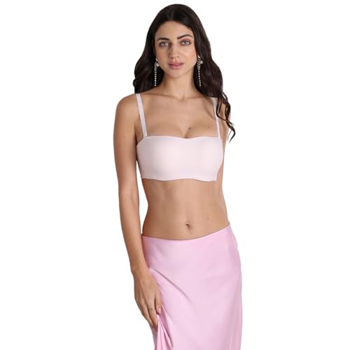 Image of Wacoal Women's Basic Mold |Padded|Wired|Half Cup|Everyday Wear|Strapless|Multiway Bra