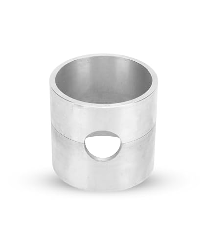Casting Sandbox Aluminum Cylindrical Jewelry Casting Jewelry Making High Temperature Resistant Casting Sandbox Furnace for Metal Jewelry Rings.