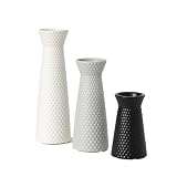 Sullivans Ceramic Vase Set- 3 Small Vases, Contemporary Home Décor, Modern Farmhouse, Ideal Shelf Dé