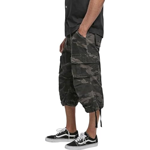 Individual Wear Men's 6-Pocket Capri Pants, Dark Camo - M3