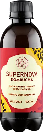 Chá Kombucha Hibisco com Maracujá 300ML