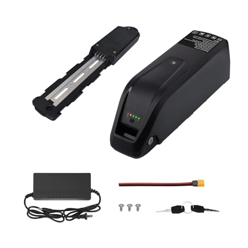 Image of Ebike Battery 36V, 20Ah Lithium Pack with BMS for 0-1500W Motor, Indicator Light, Safe Lock, USB Port, XT60 Plug 4pin Replacement Battery