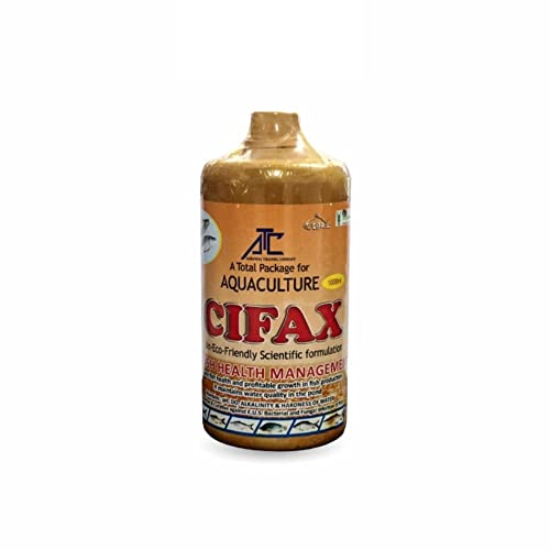 Image of Livshine ATC Cifax Best Spectrum Disinffectent Medicine for Aquaculture Ponds and Biofloc Fish Water Treatment Cures Fungal and Bacterial Infection (1000 ML)