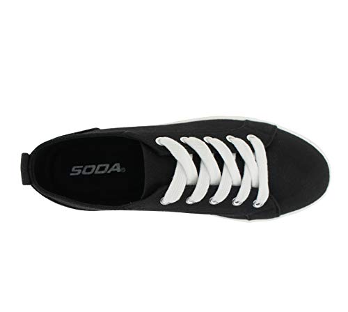 Soda Petal ~ Women Double Deck Bottom Sole Fashion Sneakers with Padded Comfortable Sock3