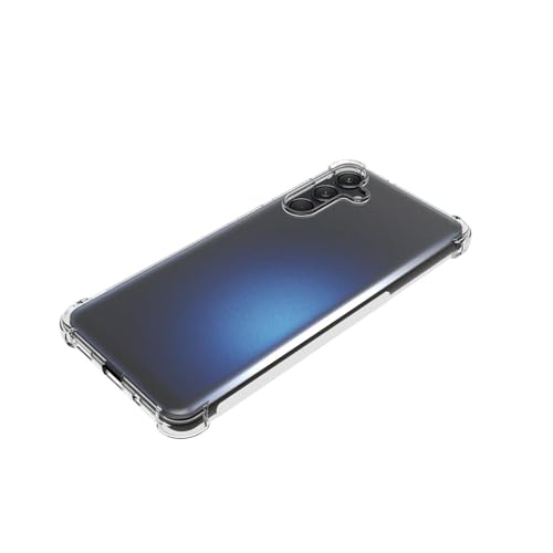 Image of BOXXO Flexible Back Cover for Samsung Galaxy M55 5G | Back Cover Transparent Clear Shockproof Case Four Corner Protection | Slim Protective Mobile Phone Cover for Samsung Galaxy M55 5G