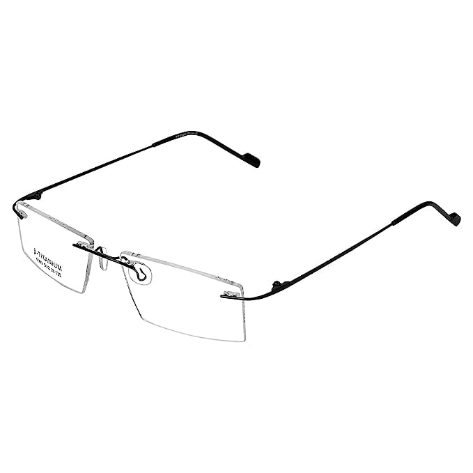 ™ Power Glasses For Men Women Prescription Glass Any Power Just Order And Send Prescription Blue Cut Anti Glare Customized 100% Accuracy Black Rimless