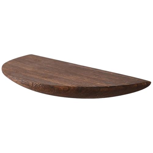 TapferBahn Estantes flotantes de Madera Maciza,Estantería semicircular de Pared,Baldas Flotantes Decorativa Rústica,Estanterías de Pared,Ahorra Espacio,Ideal para Salas de Estar y dormitorios