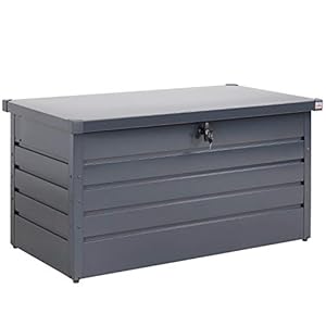 Gardebruk 385L Metall Auflagenbox Anthrazit