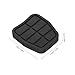 Mobestech 1pair Rubber Brake and Clutch Pedal Covers for Cars Non-Slip Pads Easy Installation for Enhanced Braking Control Fits Vehicle Models
