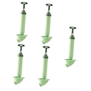 PRETYZOOM 5Pcs Toiletbril Afvoer Ontstopper Toilet Baggerpijp Afvoer Klomp Verwijderaar Toilet Klomp Verwijderaar Toiletpot Plunjer Toilet Ontstopper Badkuipen Plunjer Plunjers Handleiding