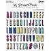 iDecoz Letters Reusable Vinyl Decal Sticker Sheet for Your Laptop / MacBook / Pro / Air / iPad / Tablet / Window / Wall / Floor / Luggage / Water Bottle / Car & MORE!