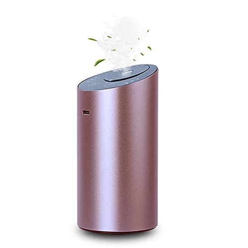 AnyCar Automatic Aroma Diffuser, USB Wireless Charging Car Aroma Diffuser, Portable Aluminum Aroma Diffuser, Anhydrous Essential Oil Aroma Diffuser, Home, Car, Office. (Rose Gold)