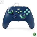 PowerA Wired Controller For Xbox Series X & S, Xbox One, PC, Windows 10 & 11, Dual Rumble Motors, Detachable 10ft USB Cable, 3.5mm Stereo Headset Jack, Official: Mariner Blue