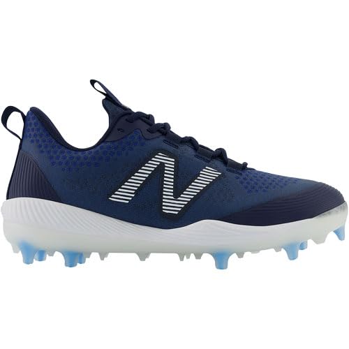 New Balance Men's FuelCell COMP V3 Baseball Shoe, Team Navy/White, 12 M2