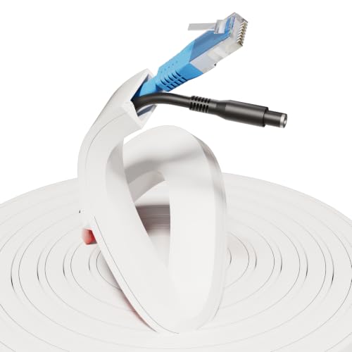 118" Cord Hider for Wall, Silicone Cable Raceway to Hide TV for 2-3 Cord