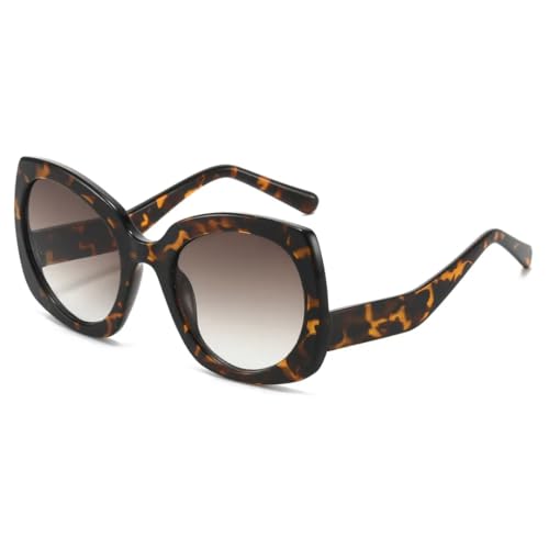 Lunettes de soleil surdimensionnées femme protection UV400 totale et verres dégradés antireflet