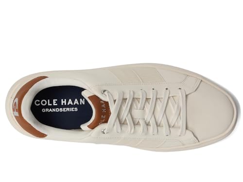 Cole Haan Men's Grand Crosscourt Premier, Ivory/White/British Tan, 7-W US3
