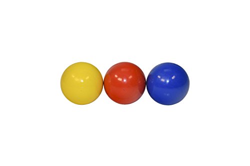 Sportime - 5882 Professor Confidence Juggling Ball Set, 2 Inch, Assorted Color, Set of 3