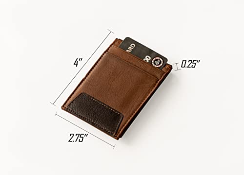 Rico Industries LEFPW Laser Engraved Front Pocket Wallet, Brown3