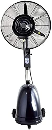 Ventilador atomizador de spray de ventilador de pedestal, altura ajustável ao ar livre industrial um
