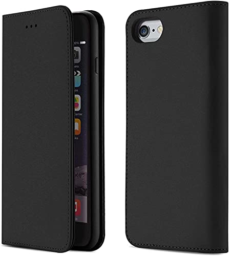 Étui en cuir véritable SCHIK pour iPhone SE 2022, la maroquinerie de protection haut de gamme