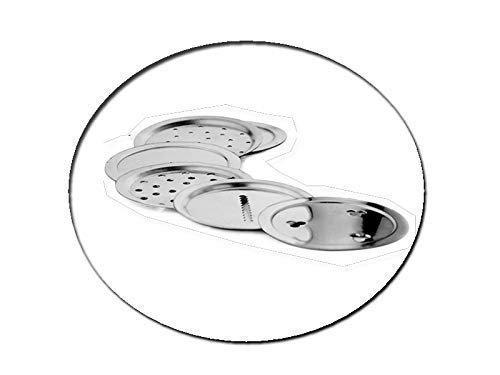Image of Stainless Steel Sev Sancha Machine /Muruku Maker with 6 Jali, Kitchen Tools of Namkeen and Snacks Maker Stainless Steel (9 No.)