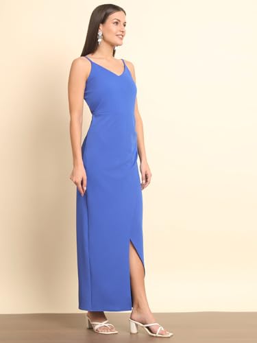 Image of Trend Arrest.ed Women's Bodycon Midi Dress | Casual & Night Out Fit | Slim Fit Stretch Fabric