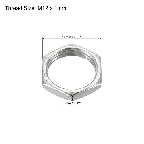 Patikil PTA220824TT0972 M12 X 1.0 Steel Hex Nuts thumb #1