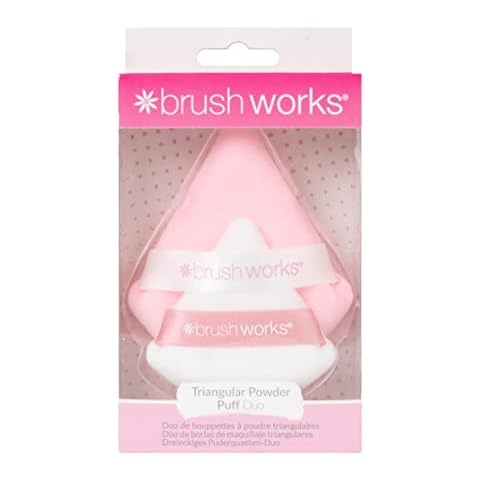 Brushworks Triangular Powder Puff Duo Cover