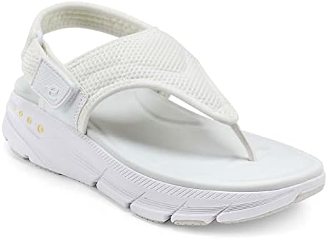 Easy Spirit Women's MAXX2 Sport Sandal, White, 9 | Image 3