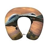 Supporto ergonomico: progettato per sostenere completamente il collo e la testa, questo cuscino a forma di U con stampa di aerei da combattimento mantiene la colonna vertebrale nella sua curva naturale garantendo una vestibilità aderente intorno al collo per il massimo relax durante i viaggi o il tempo libero.