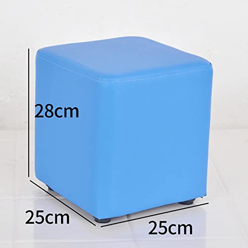 Repose-pieds poofe bleu ottomans pour la chambre à coucher