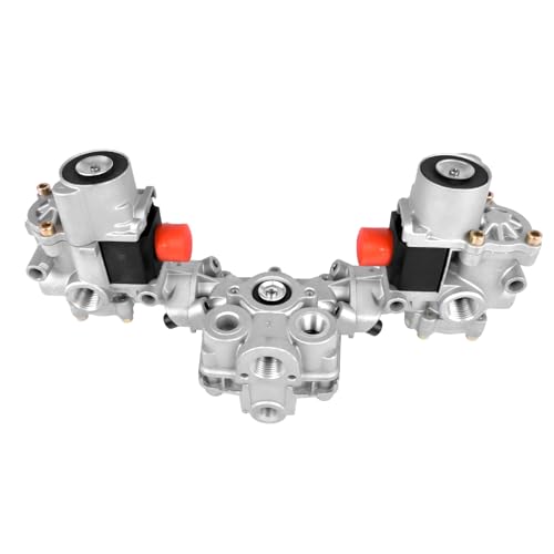 Flynsu 4725001230 Rear ABS Solenoid Modulator Valve Replacement for Wabco 4S/4M 6S/4M ABS Axle Package DC 12V