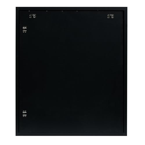 Frame Amo 24x28 Black Solid Wood Poster Frame, 1 inch Wide Border, Acrylic Face by Frame Amo - Used condition - Image 4