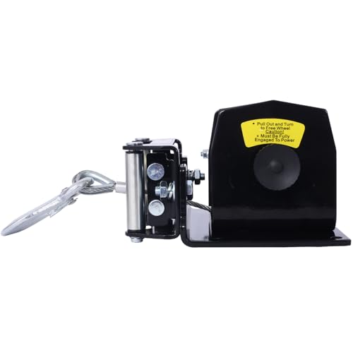 ATV Winch 2000 lb Electric Winch Homonova, 12V 1.0hp Power Winch with Steel Cable Roller Fairlead Wired Remote for Towing UTV ATV Vehicle Off Road, Pulling Strength Durable Weather Resistant (2000LB)